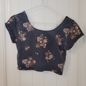Floral crop top